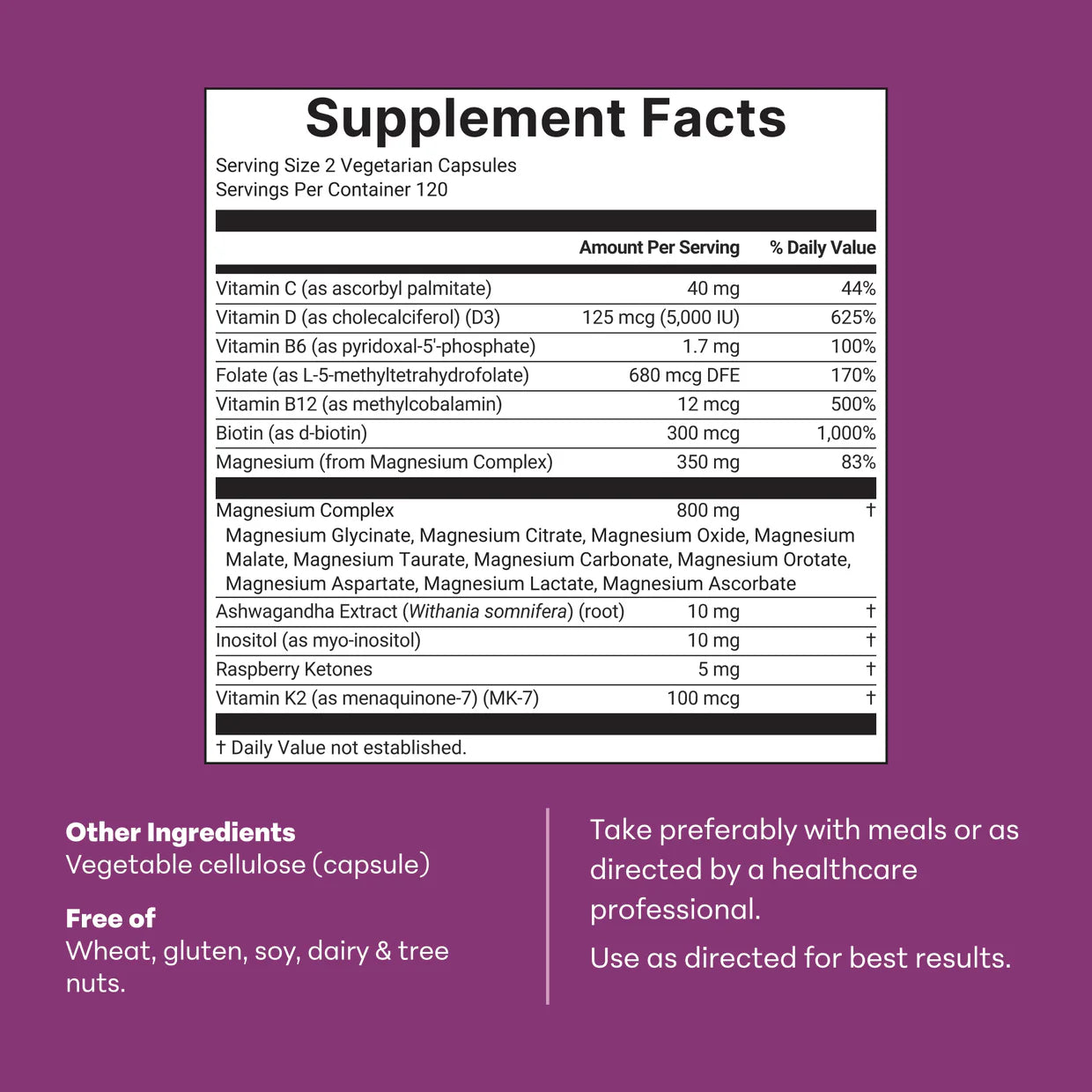 Magnesium Complex 20-in-1 for Women