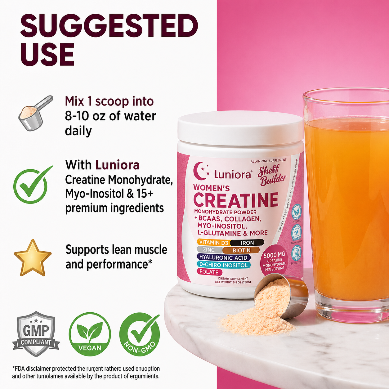 Creatine Monohydrate for Women