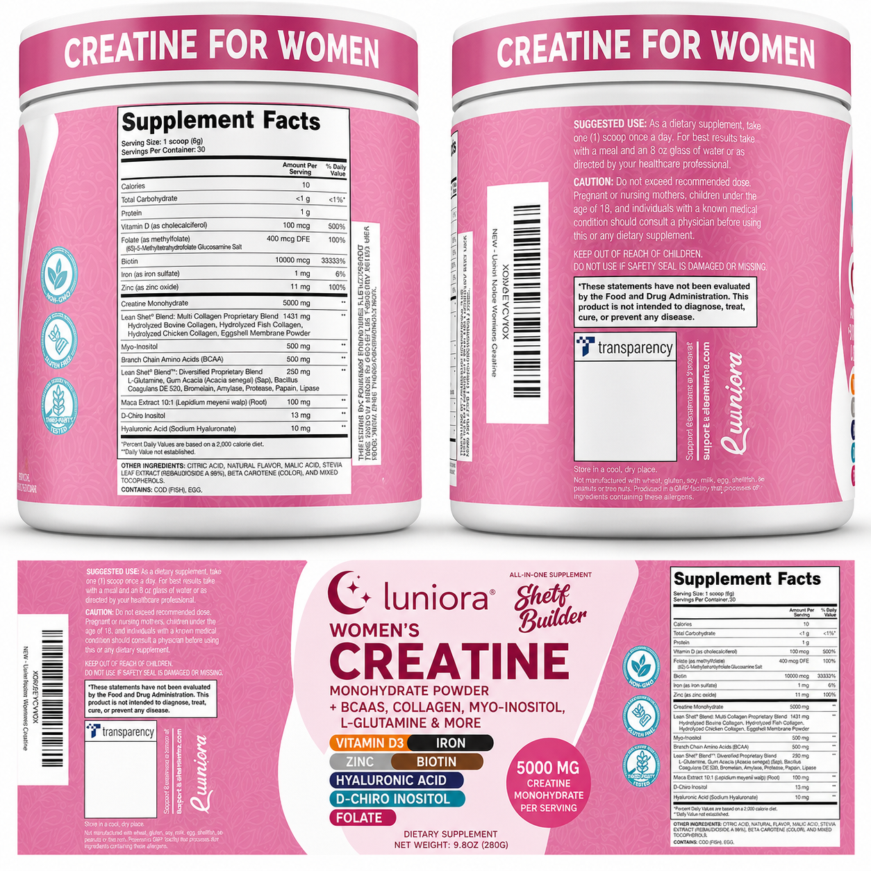 Creatine Monohydrate for Women